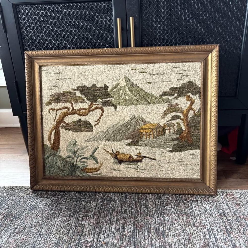 Vintage landscape art